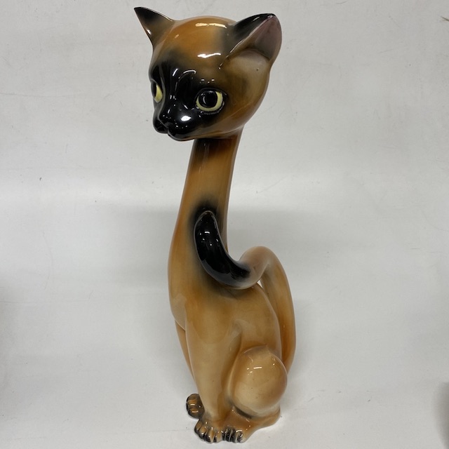 ORNAMENT, 1950s Ceramic Cat 40cm H